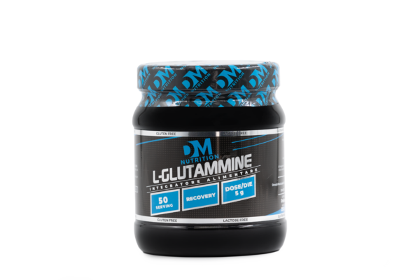 Integratore alimentare di Glutammina in polvere -Gusto Neutro-L-GLUTAMMINE POWDER-DM NUTRITION