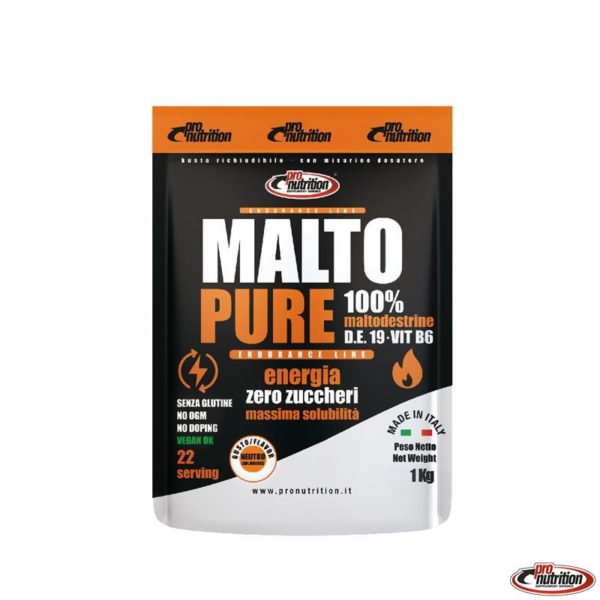Integratore Energetico di Maltodestrine pure AL 100%-MALTOPURE 100% - PRO NUTRITION