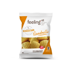 Biscottini ricchi di fibre e proteine gusto vaniglia/limone- Quadrelli -FEELING OK