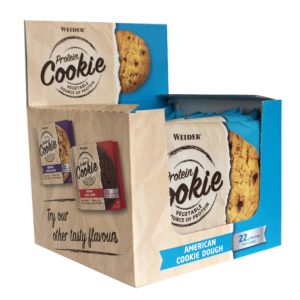 Biscotto proteico cookie con gocce di cioccolato confezione da 12 pezzi-PROTEIN COOKIE -WEIDER