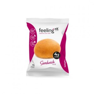 Panino proteico al naturale ideale per chetogenica- Sandwich Start- FEELING OK