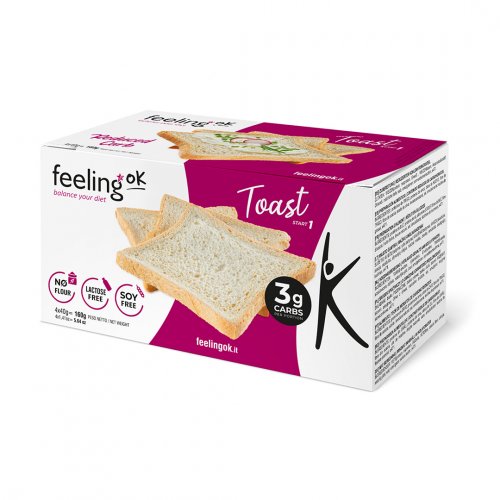 Fette biscottate proteiche al gusto NATURAL-Toast Start-FEELING OK
