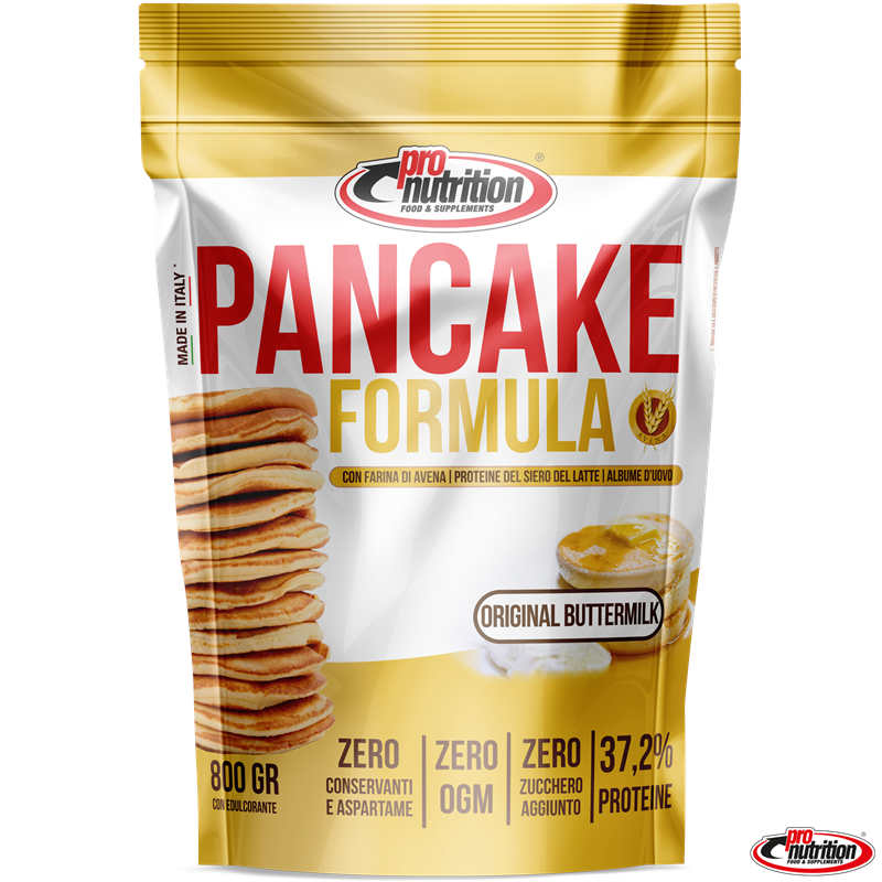 Pancake proteico con farina di avena e albume al gusto Butter Milk -PANCAKE  FORMULA-PRO NUTRITION