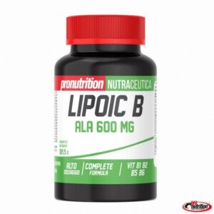 Integratore alimentare di acido alfa lipoico antiossidante -LIPOIC B-PRO NUTRITION