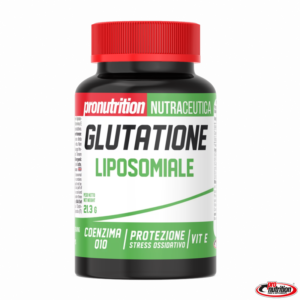 Integratore di L-gluatatione con Q10 e Vitamina E -GLUTATIONE LIPOSOMIALE-Pro Nutrition