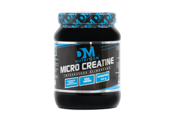 Integratore Alimentare di Creatina in polvere-MICRO CREATINE-250 grammi -DM NUTRITION