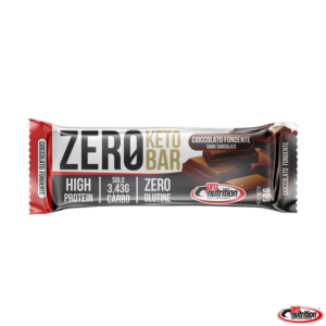 Barretta proteica per la dieta chetogenica al cioccolato fondente-Zero Keto CIOCCOLATO FONDENTE- PRO NUTRITION