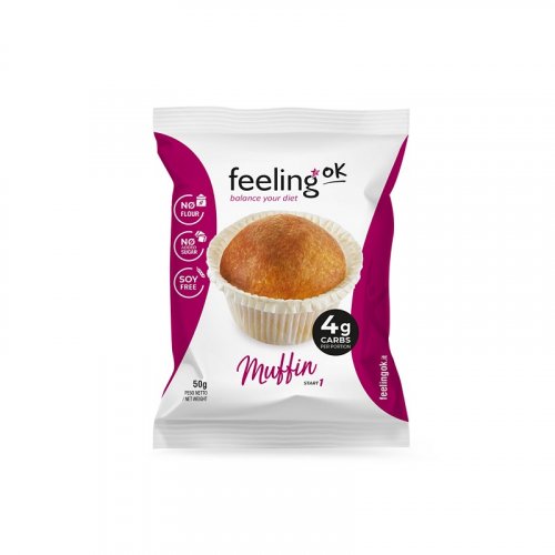 Deliziosi muffin proteici al naturale-MUFFIN START-FEELING OK
