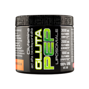 Integratore alimentare di glutammina per la crescita muscolare in forma liposomiale in polvere gusto arancia-GLUTA PEP LIPOSOMIALE-NET INTEGRATORI°