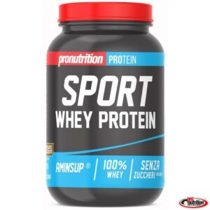 Integratore alimentare di proteine concentrate con vitamine e aminoacidi in polvere al gusto di doppio cioccolato-SPORT WHEY-PRO NUTRITION°