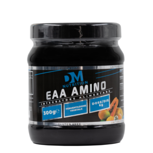 Integratore alimentare di Essenziali in polvere-Gusto Tropical-EAA AMINO-DM NUTRITION