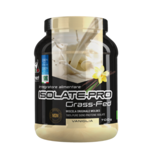 Proteine del siero del latte isolate in polvere al gusto di vaniglia-ISOLATE PRO-NET INTEGRATORI