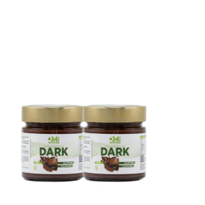 SET 2 Creme Spalmabili Proteiche Cioccolato fondente DARK-