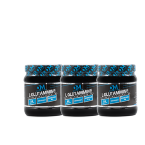 Kit 3 Conf. Integratori di Glutammina in polvere -Gusto Neutro-L-GLUTAMMINE POWDER-DM NUTRITION