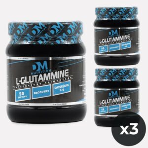 glutammina integratore in polvere set da 36 confezioni