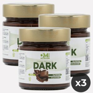 SET3 Conf. Creme Spalmabili Proteiche al Cioccolato fondente DARK