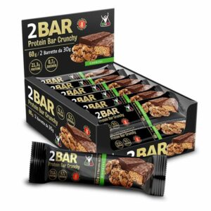Barrette Proteiche crunchy al gusto di Cookies-2 BAR -Box da 12 barrette -Net Integratori