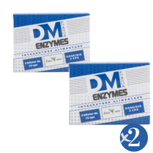 KIT 2 CONF. Integratore alimentare di enzimi per favorire la digestione-ENZYMES-DM PHARMA