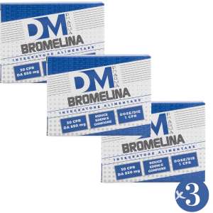 KIT 3 Integratori di Bromelina per gli inestetismi della cellulite-BROMELINA-DM PHARMA