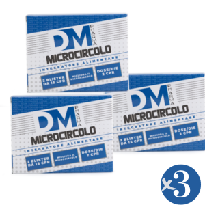 SET 3 di Integratori per la microcircolazione venosa e linfatica- MICROCIRCOLO-DM NUTRITION