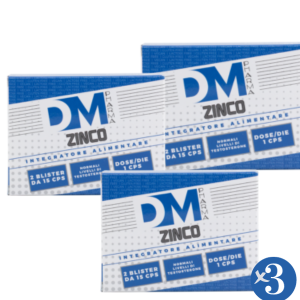 KIT 3 di Integratori alimentari di zinco-ZINCO-DM PHARMA