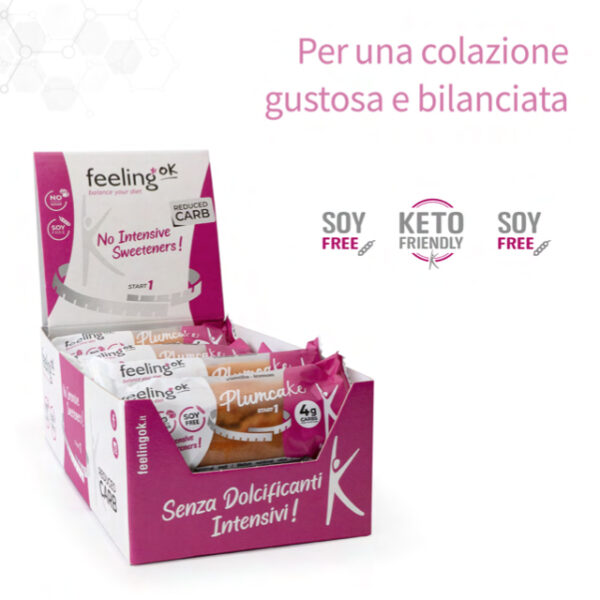 Feeling OK – Kit 10 Plumcake Gusti Misti | Proteici, Low Carb, Senza Zuccheri Aggiunti