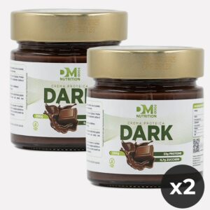 SET 2 Conf. Creme Proteiche Spalmabili al Cioccolato fondente-DARK-DM FOOD