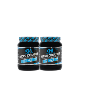 KIT di 2 pz di Integratori Alimentari di Creatina in polvere-MICRO CREATINE-250 grammi -DM NUTRITION