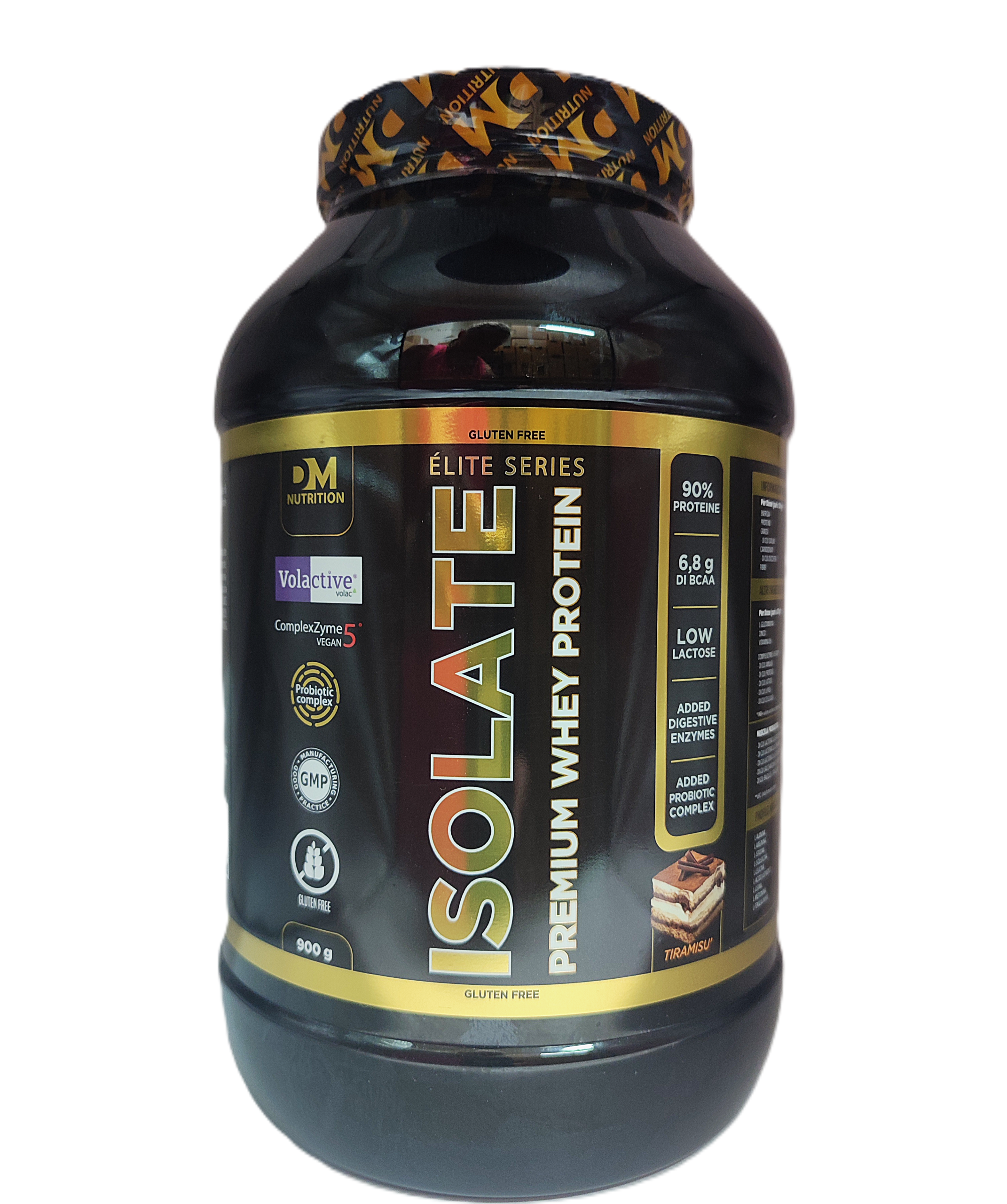 Premium Whey Proteine isolate con enzimi digestivi vari gusti - TIRAMISU' - 900gr