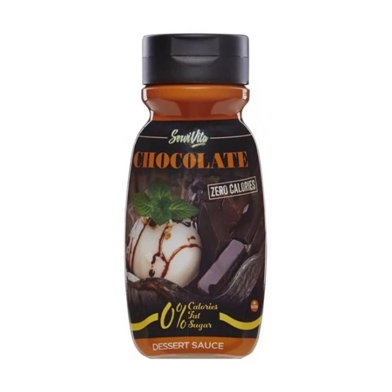 Salsa dolce zero zuccheri zero calorie al gusto di cioccolato
