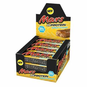 Barretta iperproteica al gusto del classico Mars al cioccolato e caramello salato confezione da 12 barrette-MARS SALTED CARAMEL-MARS PROTEIN
