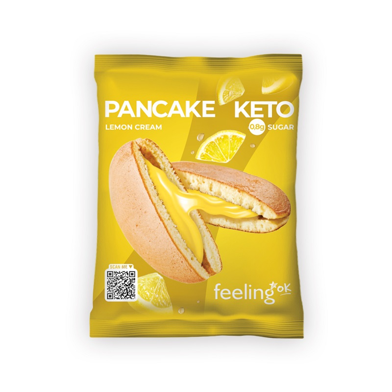 Pancake proteico ripieno al limone