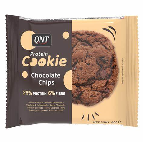 Biscotto proteico al cacao con gocce di cioccolato