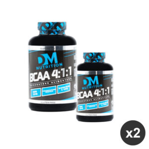 KIT da Due confezioni di Integratore Alimentari di Aminoacidi Ramificati in compresse-BCAA 4:1:1-DM NUTRITION