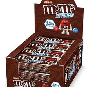 Barretta proteica al gusto del classico M&M al cioccolato ricca di proteine confezione 12 barrette- M&M'S CHOCOLATE HI-PROTEIN- MARS NUTRITION
