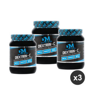 TriPack di Integratori alimentare di carboidrati in polvere al gusto neutro- destrina ciclica-DEXTRIN-C -DM NUTRITION