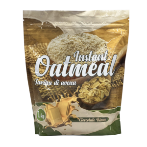 Farina di avena istantanea aromatizzata al gusto di cioccolato Bianco-INSTANT OATMEAL Cioccolato Bianco-DM FOOD