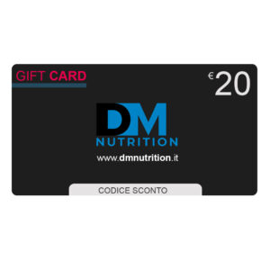GIFT CARD 20€ Dm Nutrition-Buono da 20€ un idea regalo per gli amanti del benessere