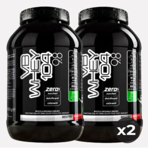 KIT da 2 Integratori di Proteine idrolizzate in polvere al gusto neutro-VB WHEY 104 9.8 NEUTRO-NET INTEGRATORI