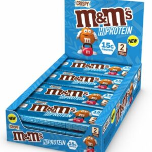 BOX 12 Barrette proteiche al gusto di M&M ricca di proteine versione crispy- M&M'S HI-PROTEIN CRISPY-MARS