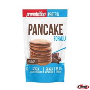 Preparato per Pancake proteico con farina di avena e albume al gusto di cioccolato -PANCAKE FORMULA CIOCCOLATO-PRO NUTRITION