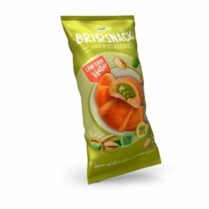 Soffice brioche proteica farcita con crema al pistacchio - BRIOSNACK PISTACCHIO -EAT PRO