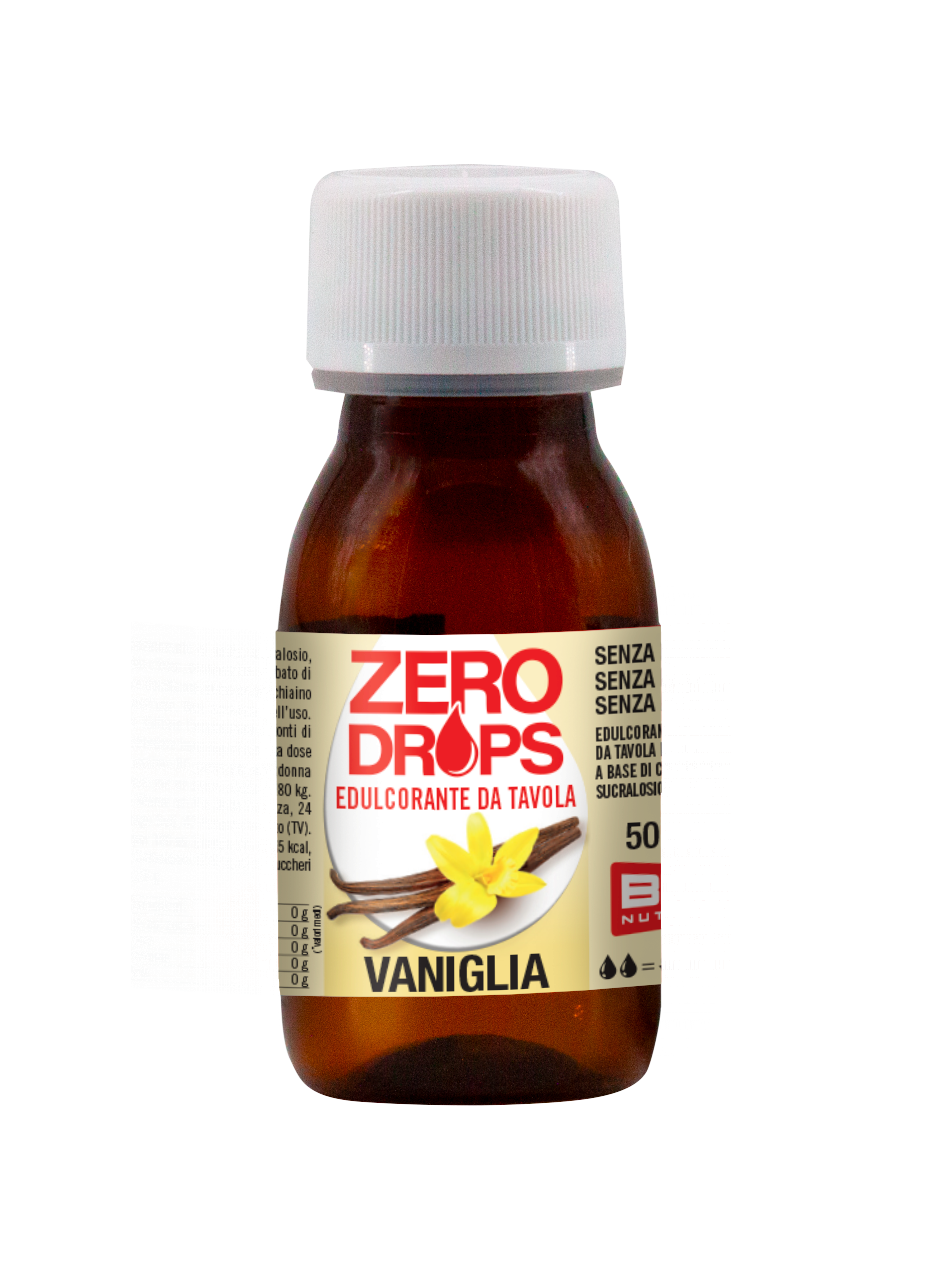 Dolcificante da tavola al gusto di VANIGLIA – ZERO DROPS-BPR NUTRITION