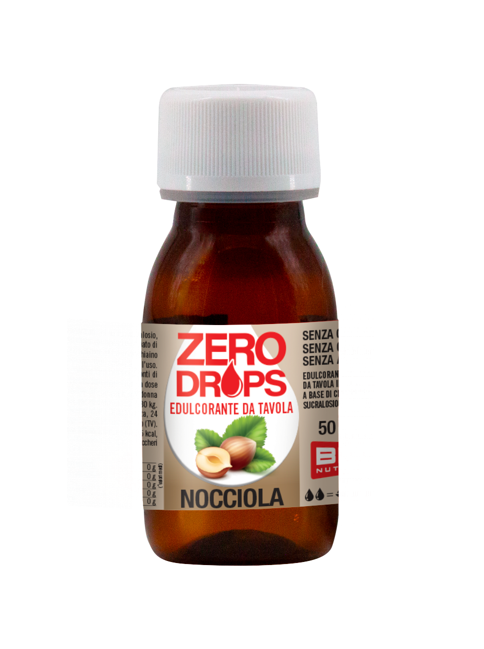Dolcificante da tavola al gusto di Nocciola-ZERO DROPS-BPR NUTRITION
