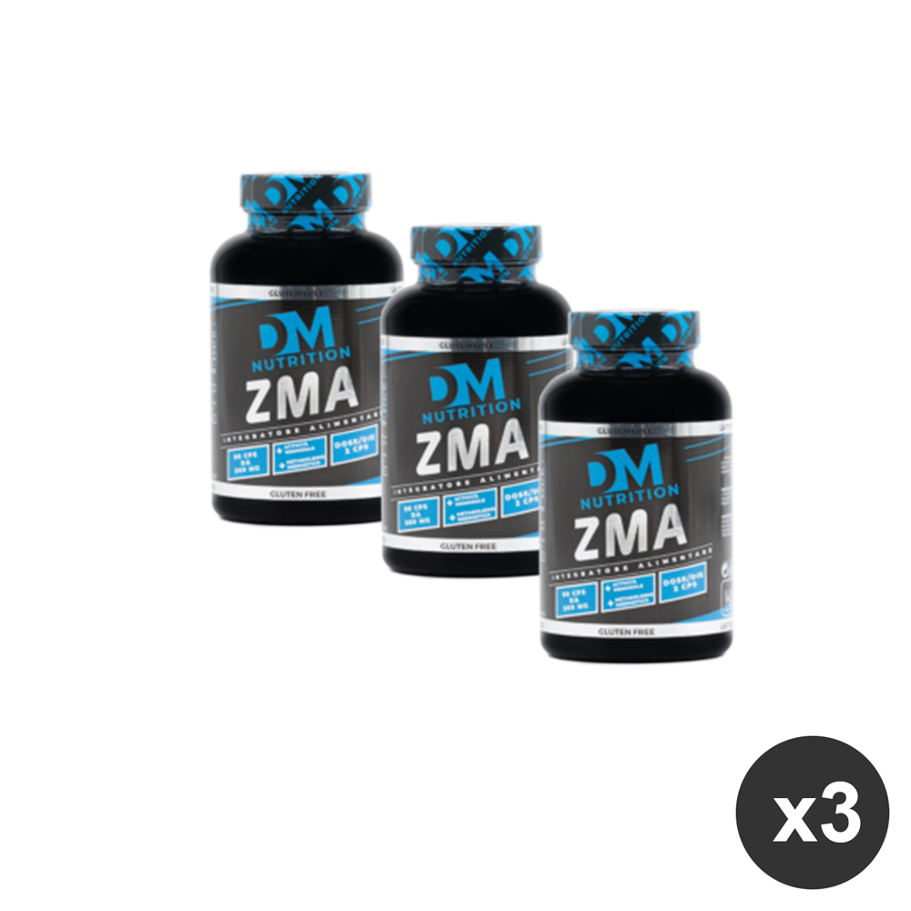 Kit 3 Integratori di testosterone ,zinco, magnesio e vitamina B6 in compresse- ZMA – DM Nutrition