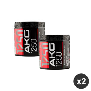 Set di 2 Integratori alimentare di Arginina e Ossido nitrico- AKG 1250- Net Integratori