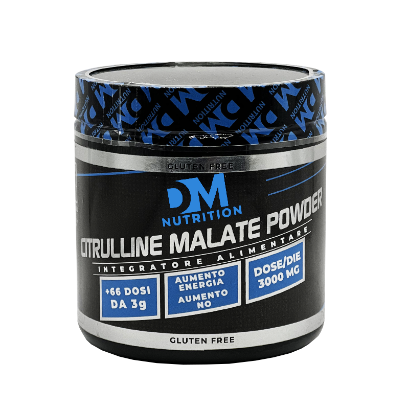 Integratore di citrullina malate in polvere gusto neutro-CITRULLINE MALATE POWDER -DM Nutrition