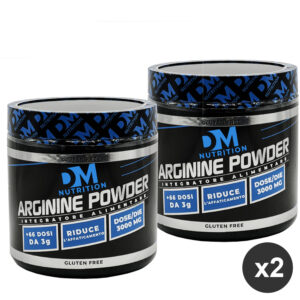 Kit da 2 Integratori di arginina in polvere gusto neutro- DM Nutrition