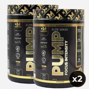 kit 2 Pre-workout in polvere al gusto di arancia-PUMP FOCUS INTENSITY ORANGE-DM Nutrition Elite Series