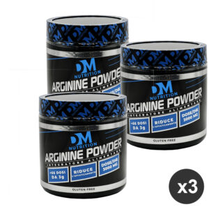 Kit da 3 Integratori di arginina in polvere gusto neutro- DM Nutrition